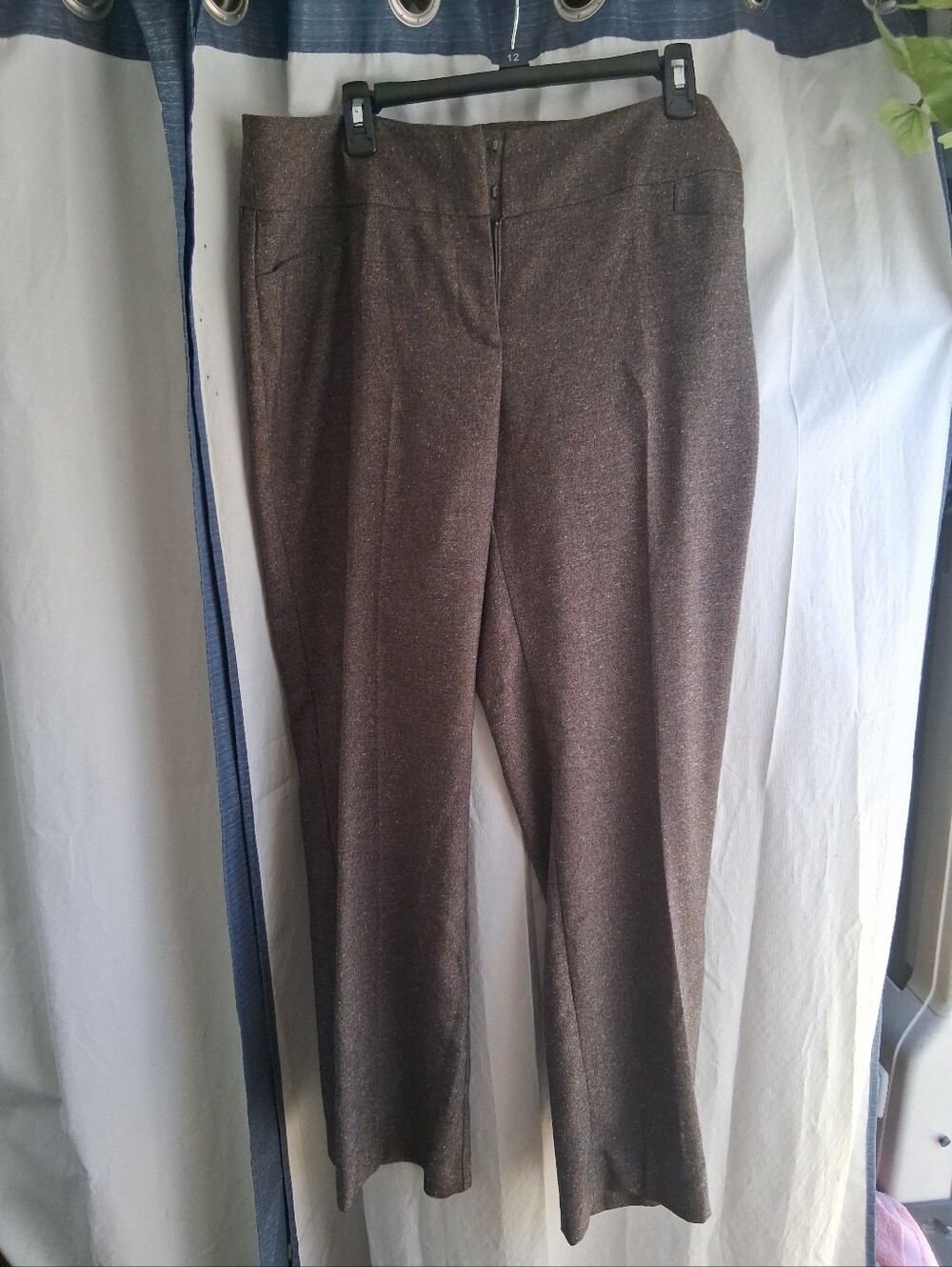 Apt. 9 Brown Straight-Leg Dress Trousers